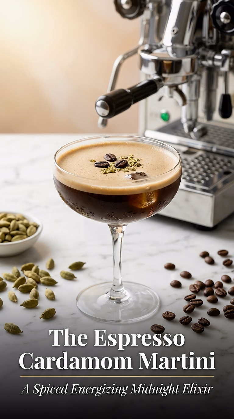 Espresso Cardamom Martini