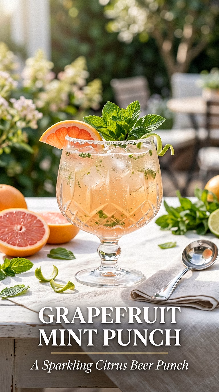 Grapefruit Mint Punch