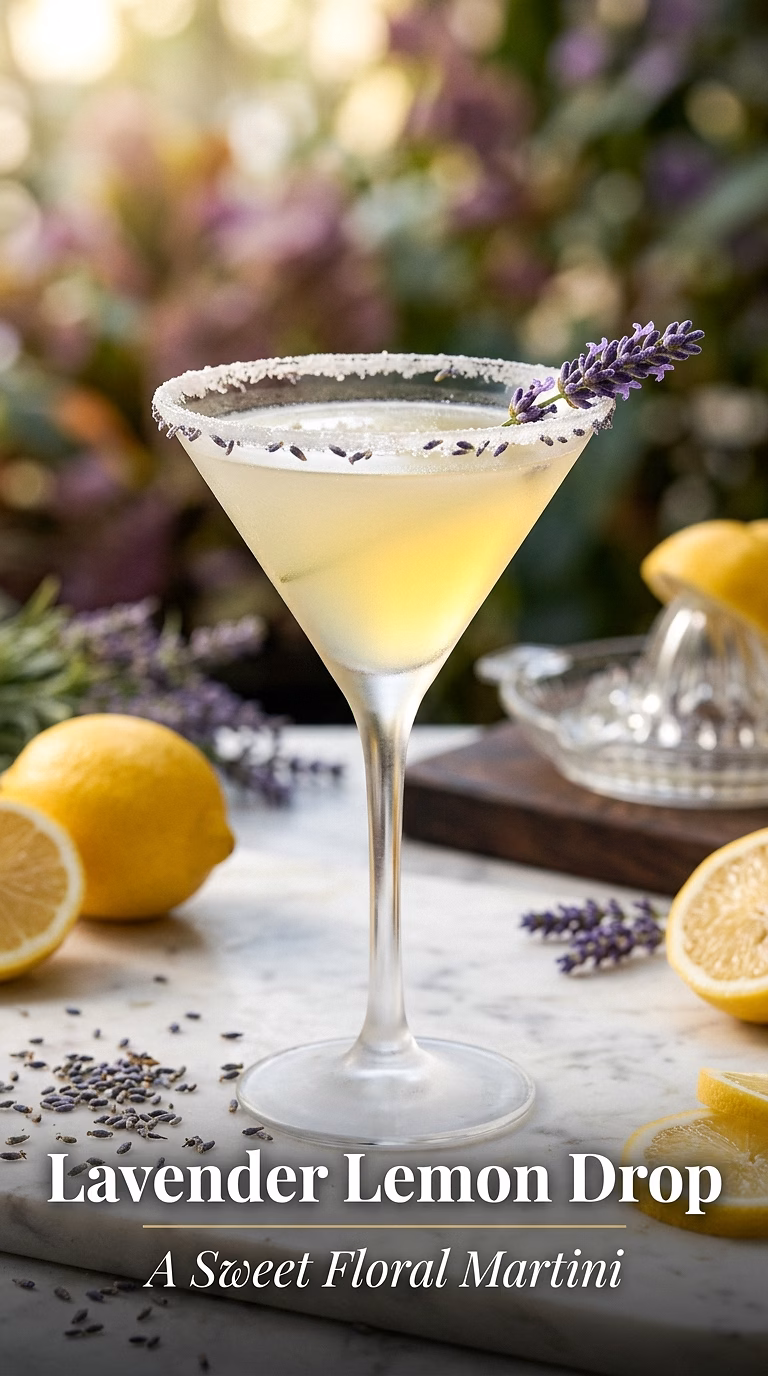 Lavender Lemon Drop Martini