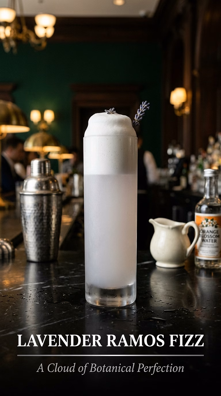 Lavender Ramos Gin Fizz