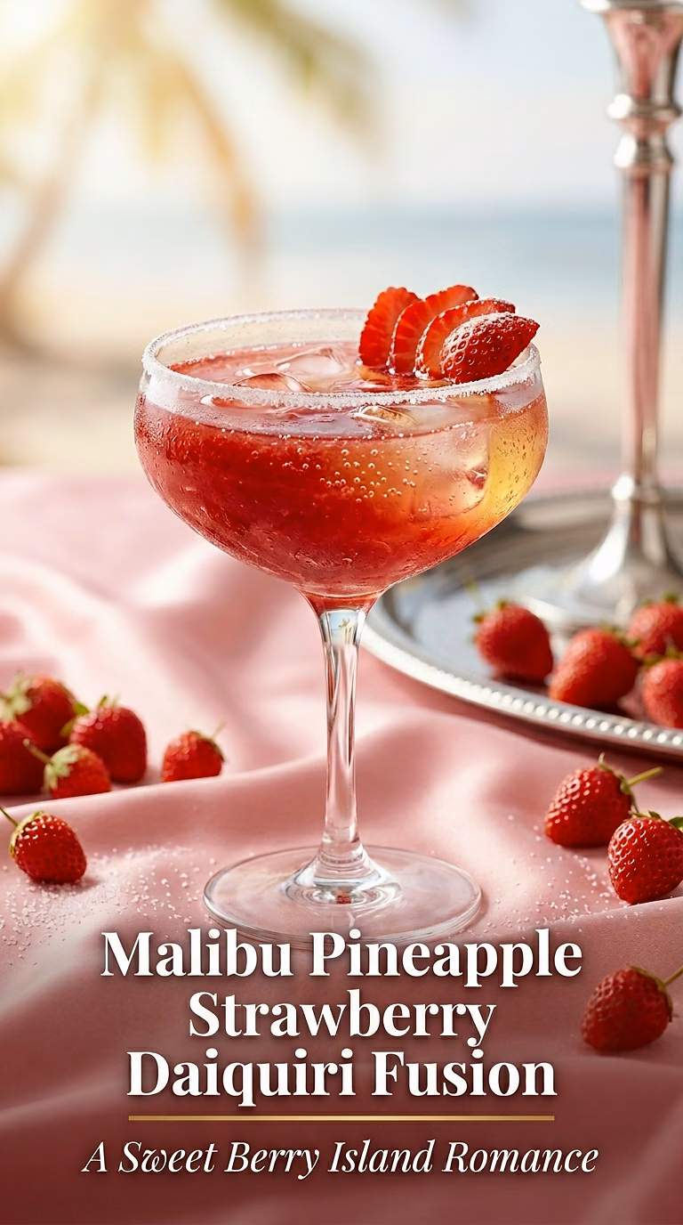Malibu Pineapple Strawberry Daiquiri Fusion