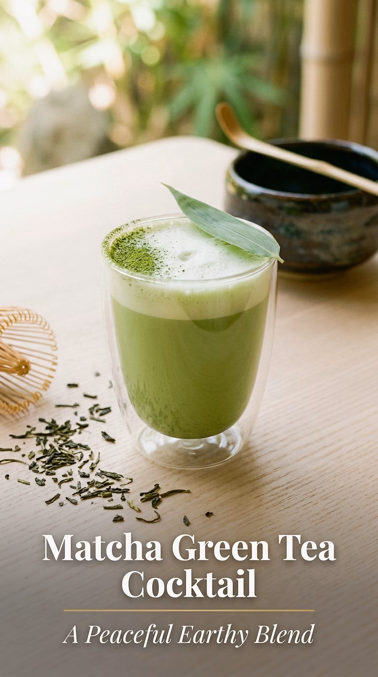 Matcha Green Tea Cocktail