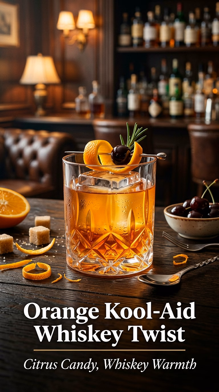 Orange Kool-Aid Whiskey Twist