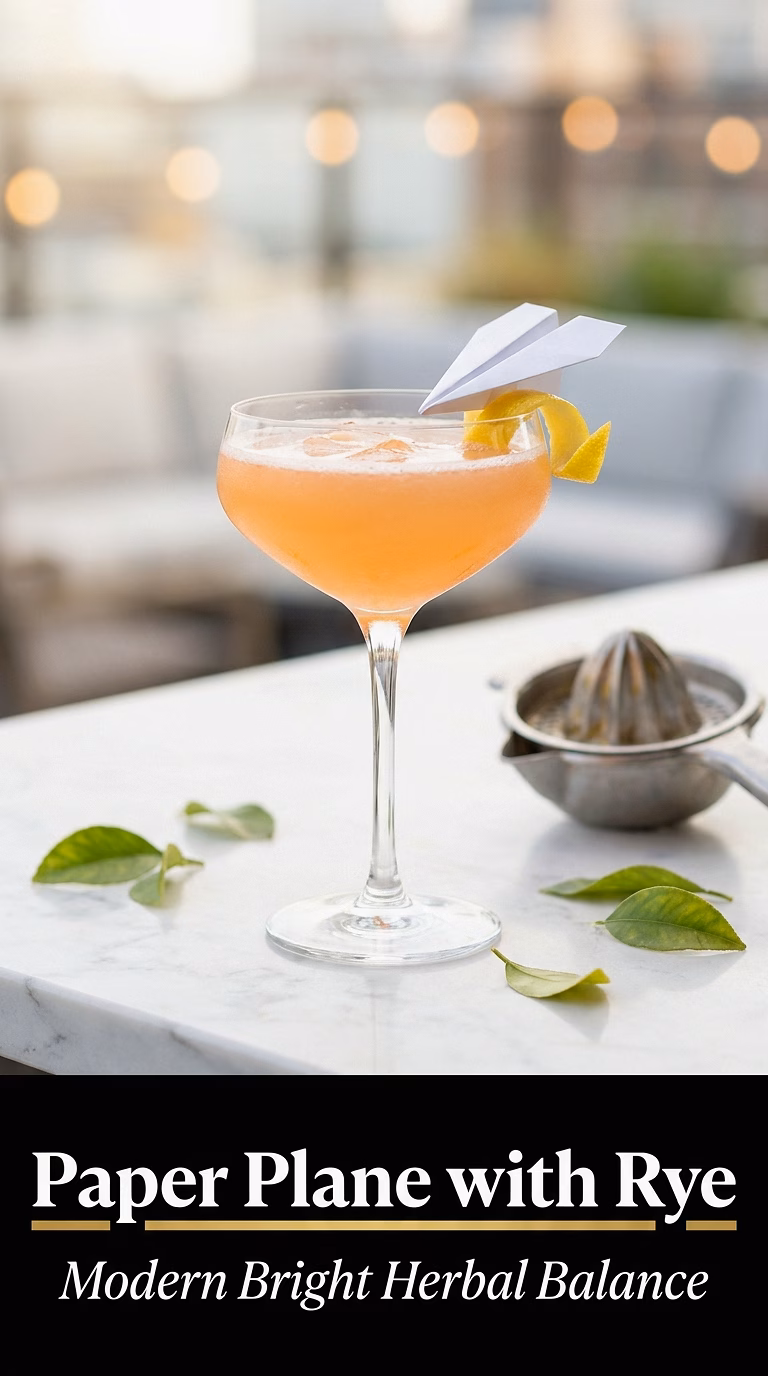 Paper Plane with Rye