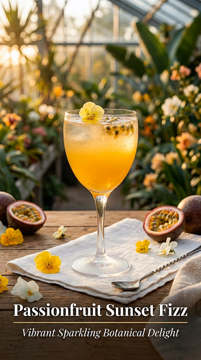 Passionfruit Sunset Fizz