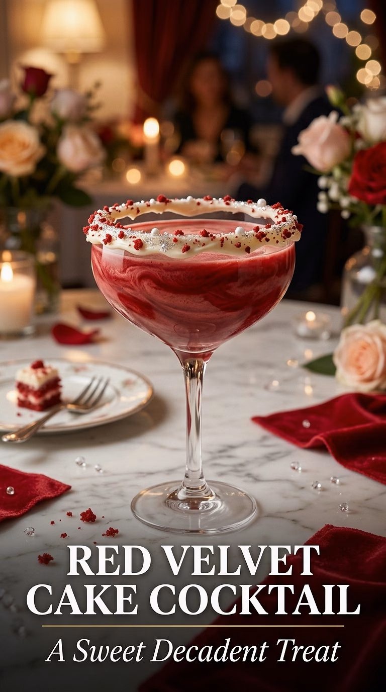Red Velvet Cake Cocktail