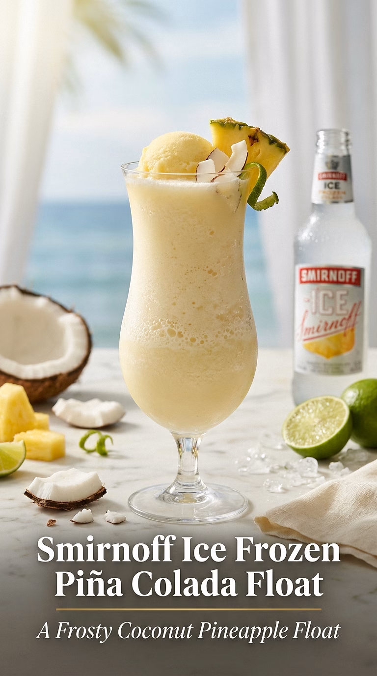 Smirnoff Ice Frozen Piña Colada Float