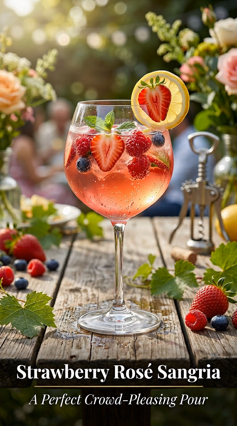 Strawberry Rosé Sangria