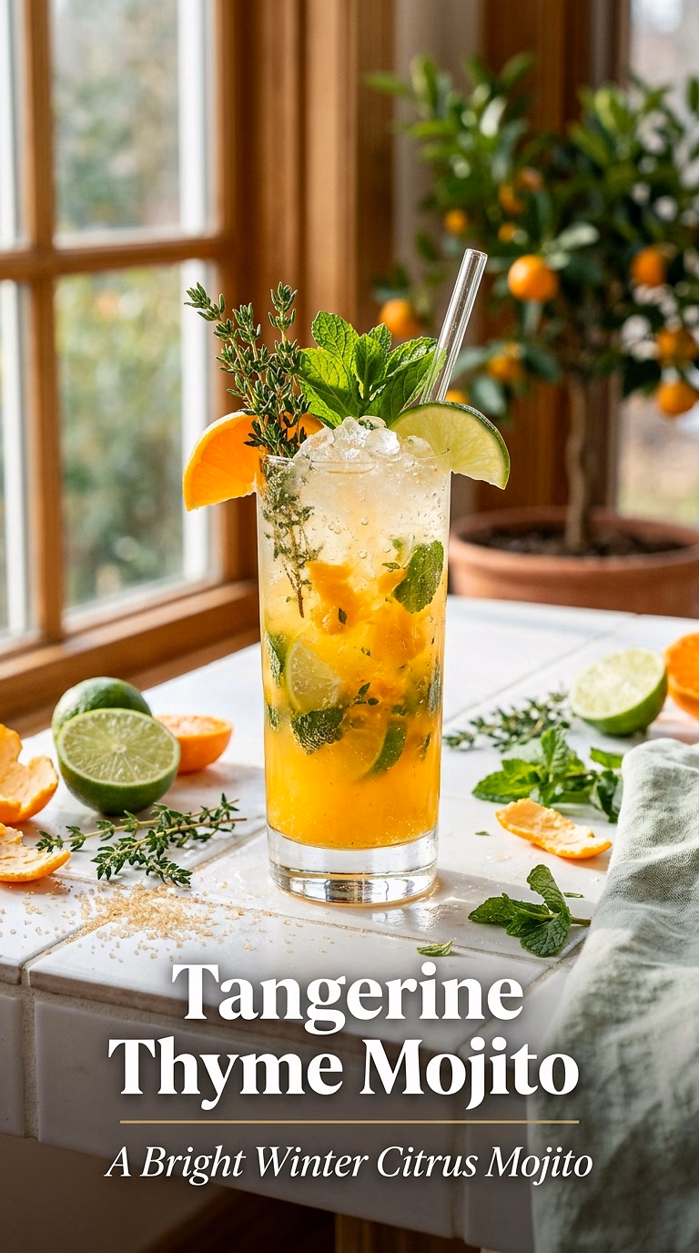Tangerine Thyme Mojito