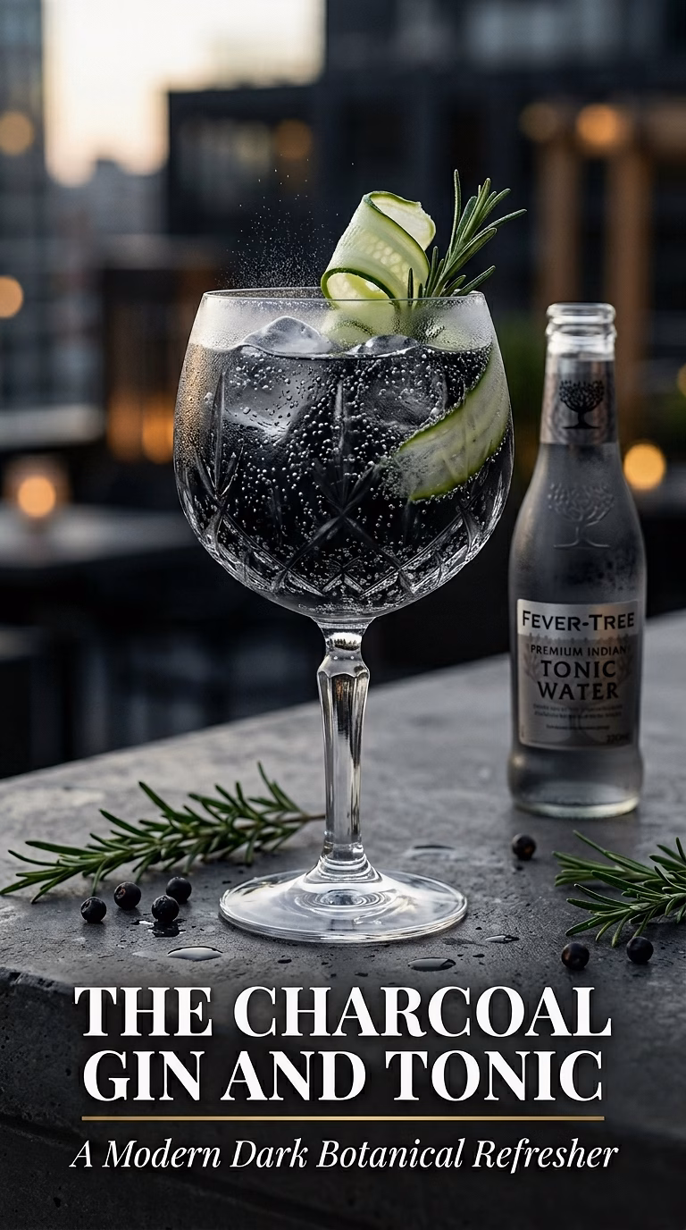 The Charcoal Gin and Tonic