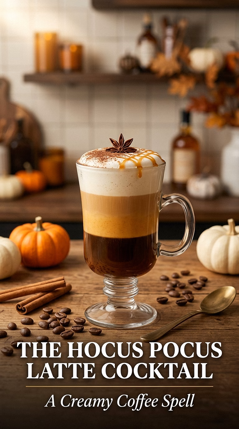 The Hocus Pocus Latte Cocktail
