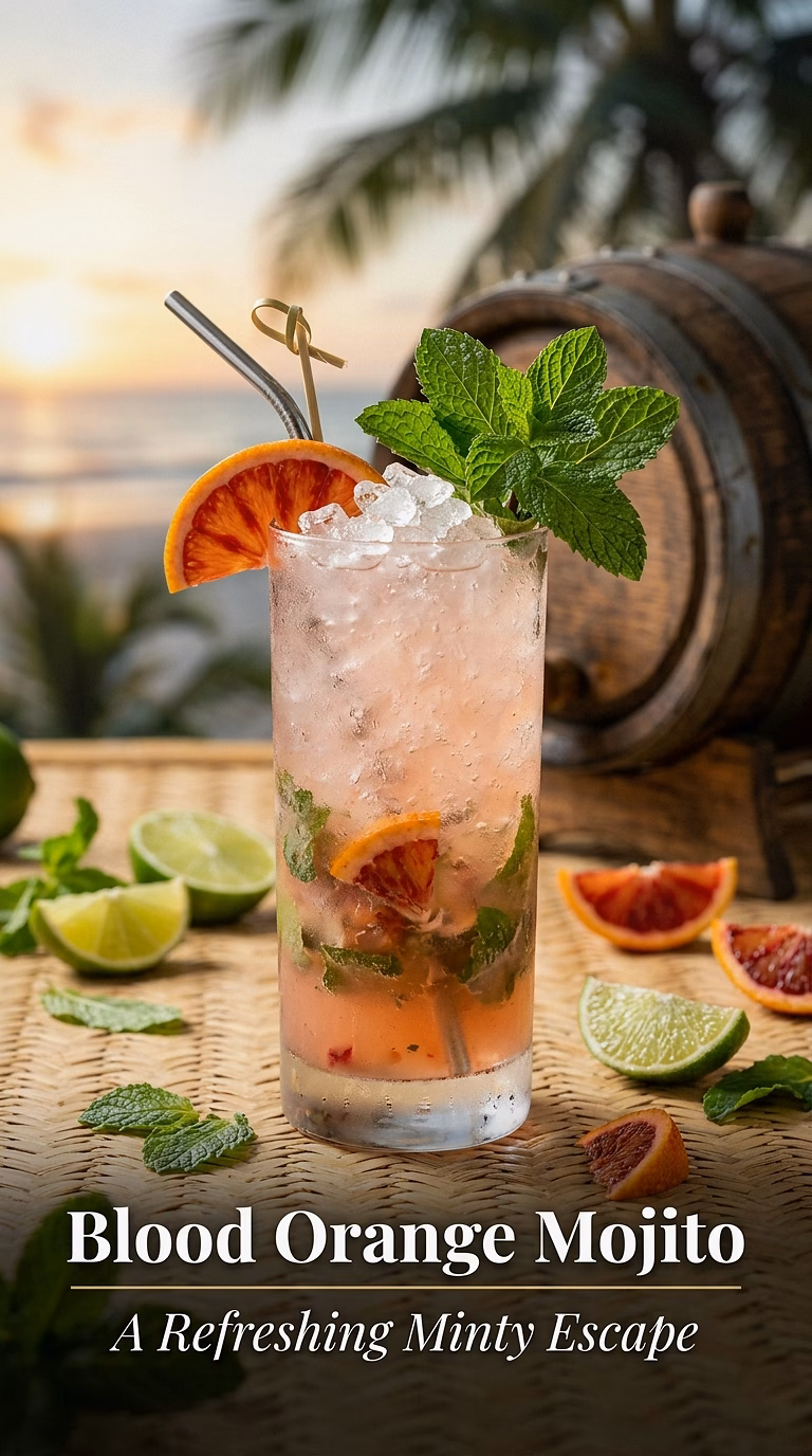 Blood Orange Mojito