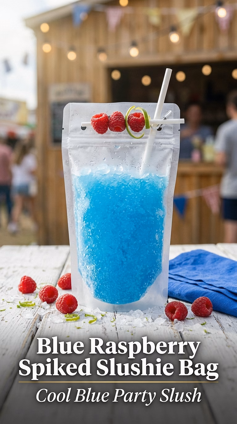 Blue Raspberry Spiked Slushie Bag