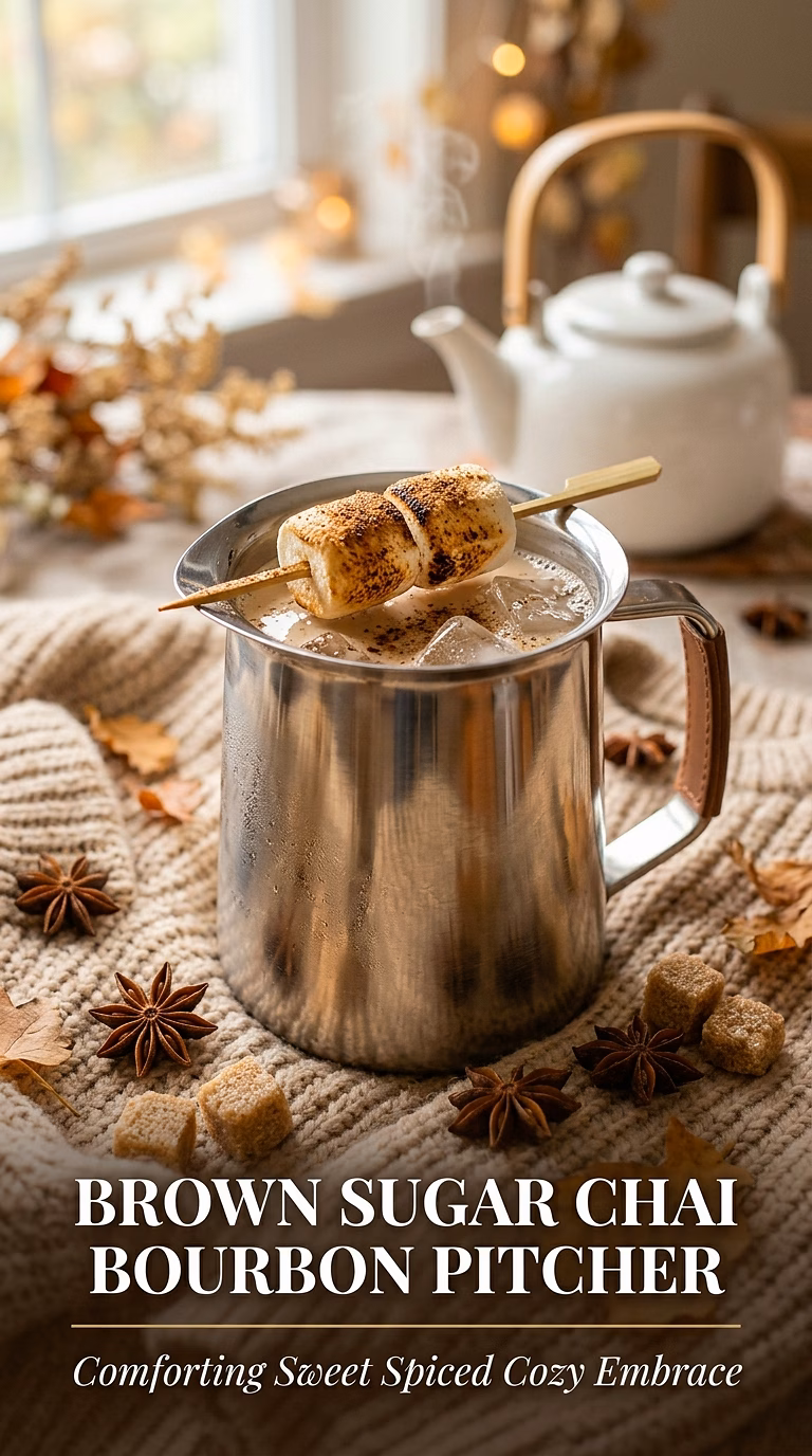 Brown Sugar Chai Bourbon Pitcher