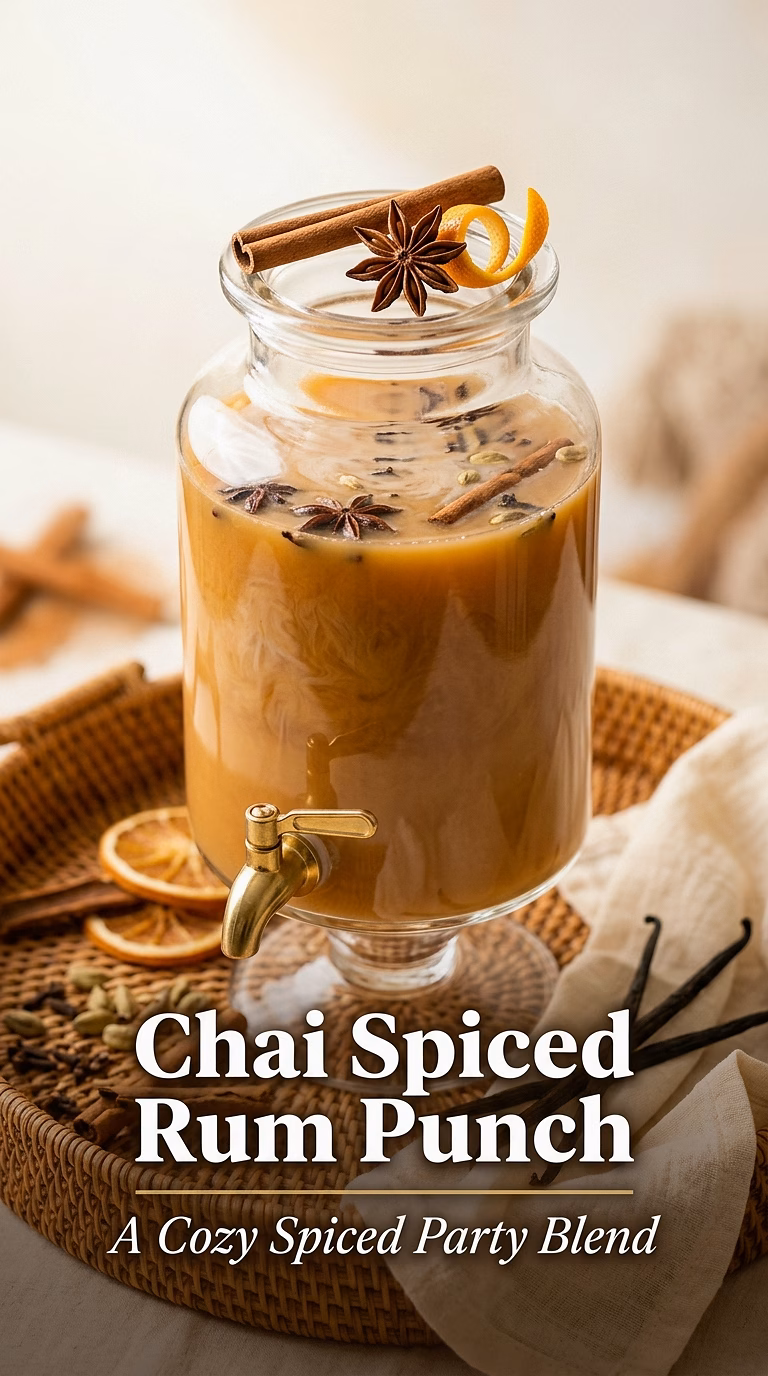 Chai Spiced Rum Punch