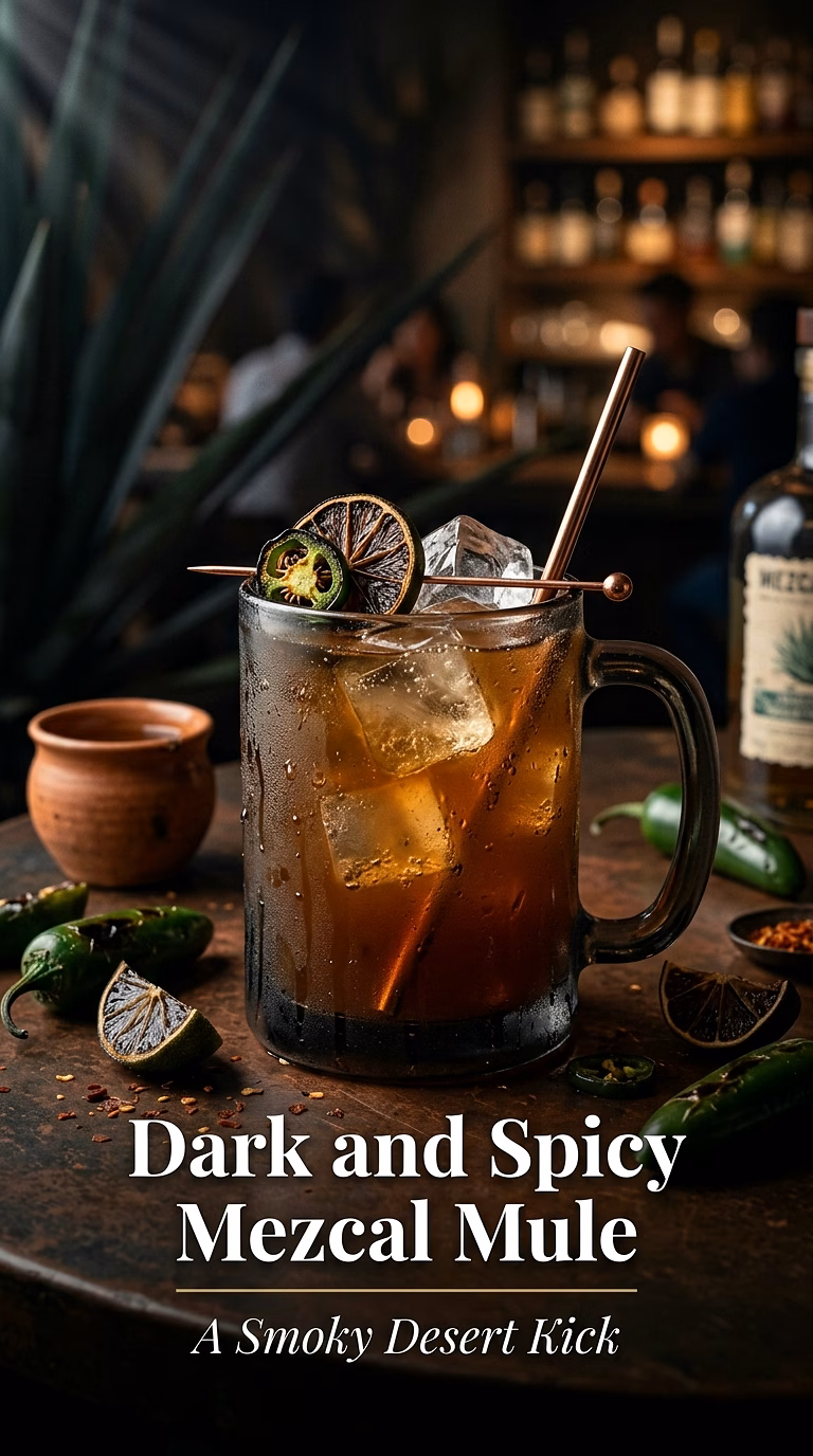 Dark and Spicy Mezcal Mule