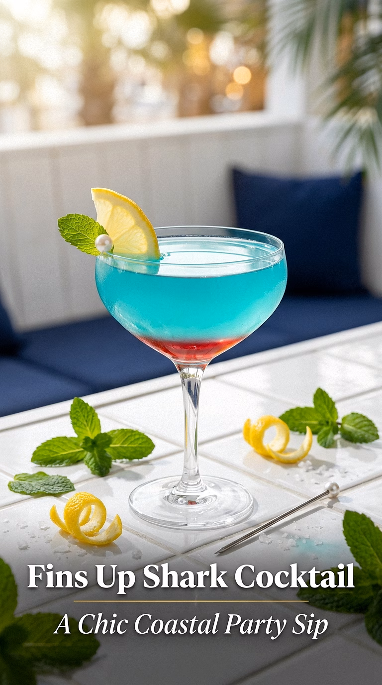 Fins Up Shark Cocktail