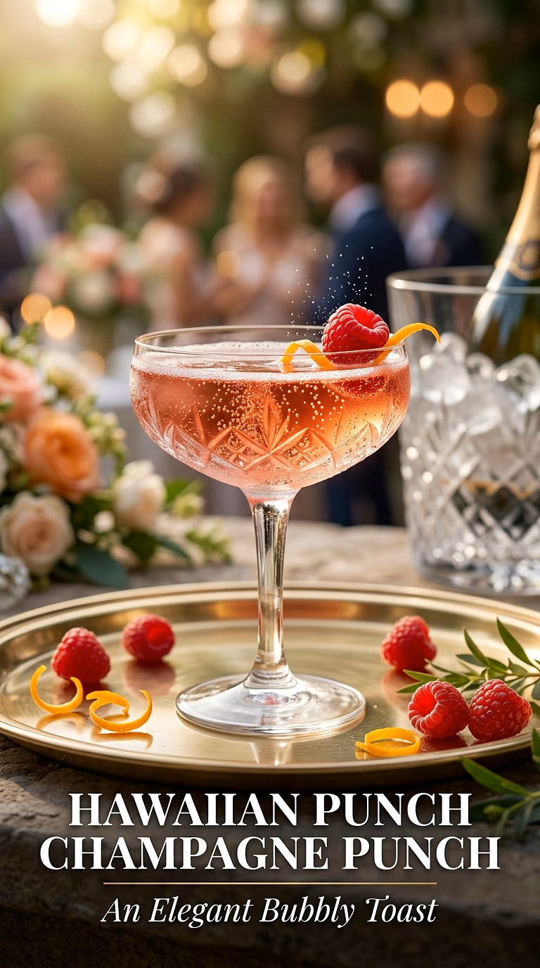 Hawaiian Punch Champagne Punch