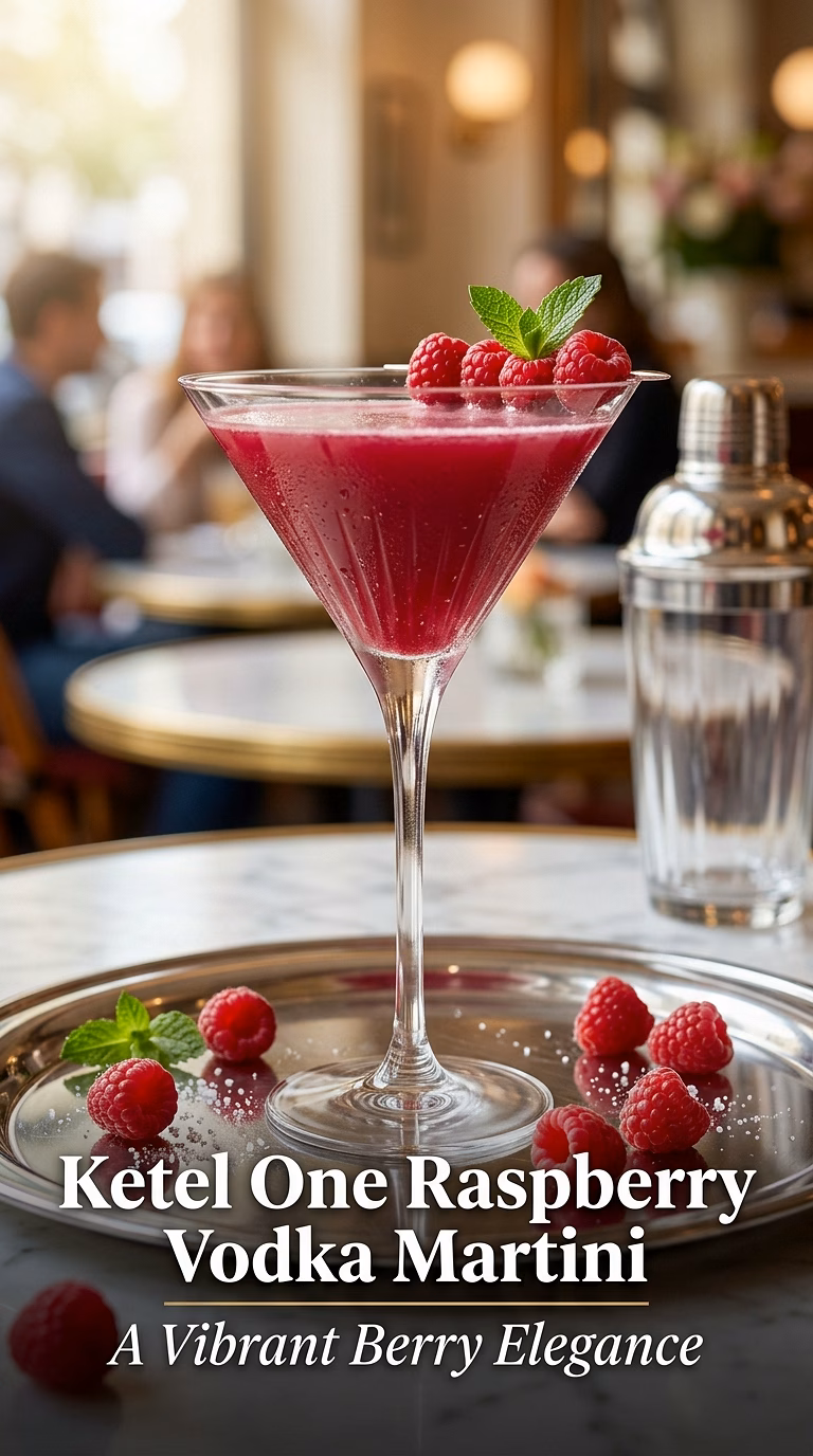 Ketel One Raspberry Vodka Martini