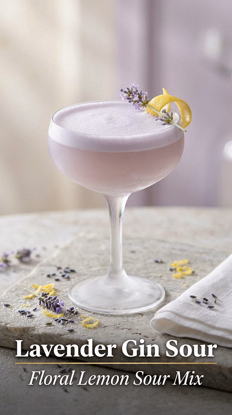 Lavender Gin Sour