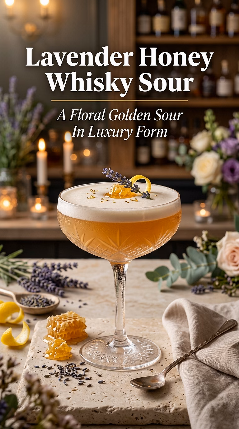 Lavender Honey Whisky Sour