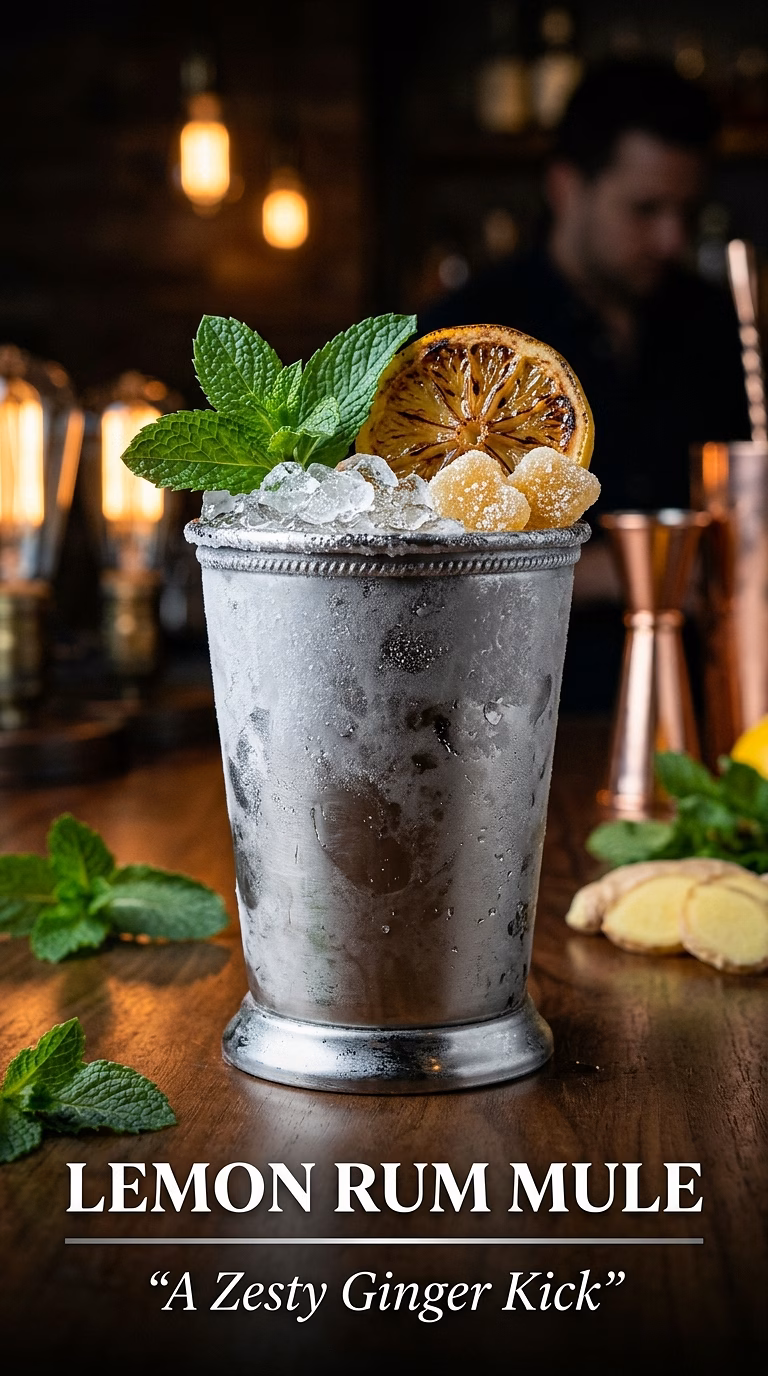 Lemon Rum Mule