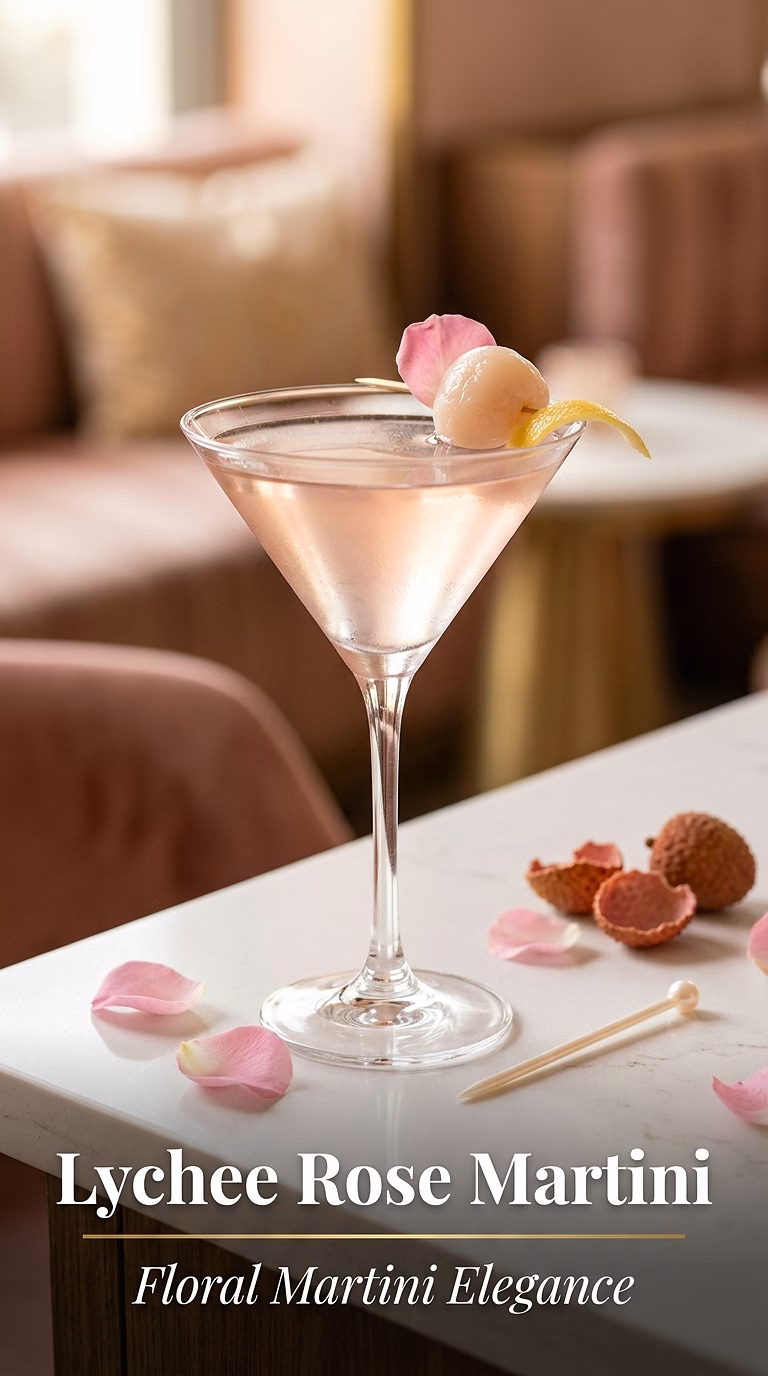 Lychee Rose Martini