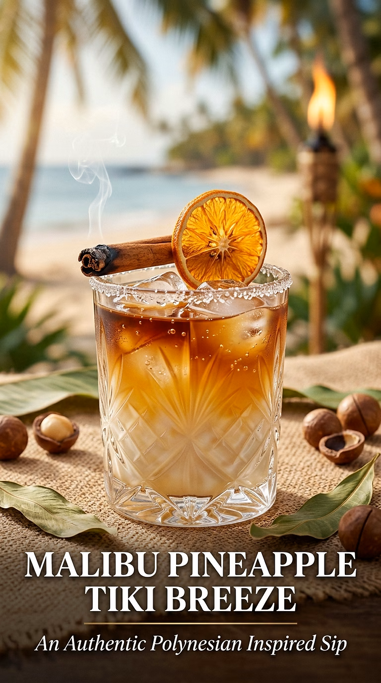 Malibu Pineapple Tiki Breeze