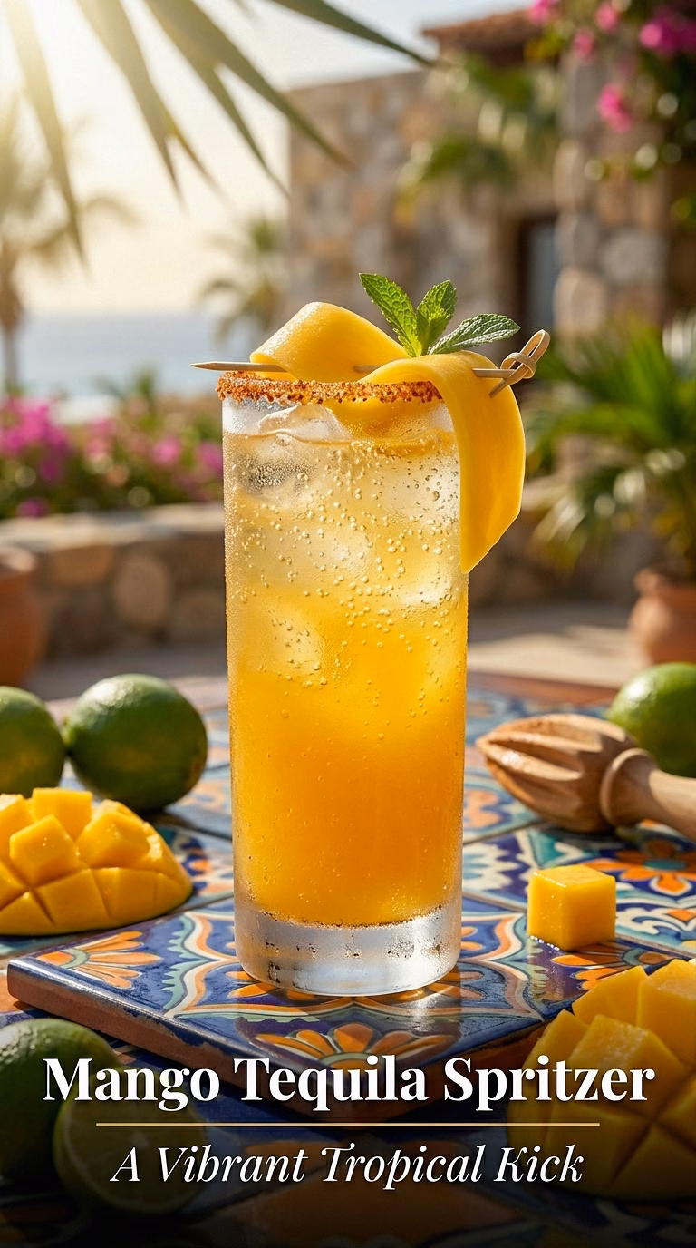 Mango Tequila Spritzer