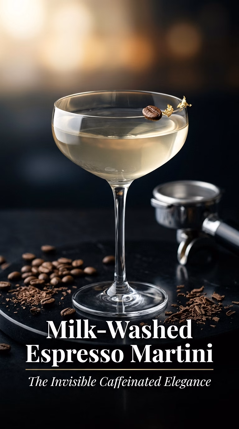 Milk-Washed Espresso Martini