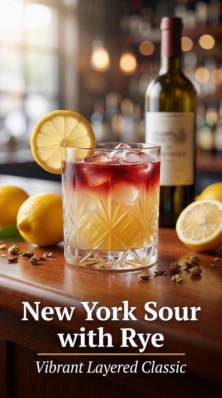 New York Sour with Rye