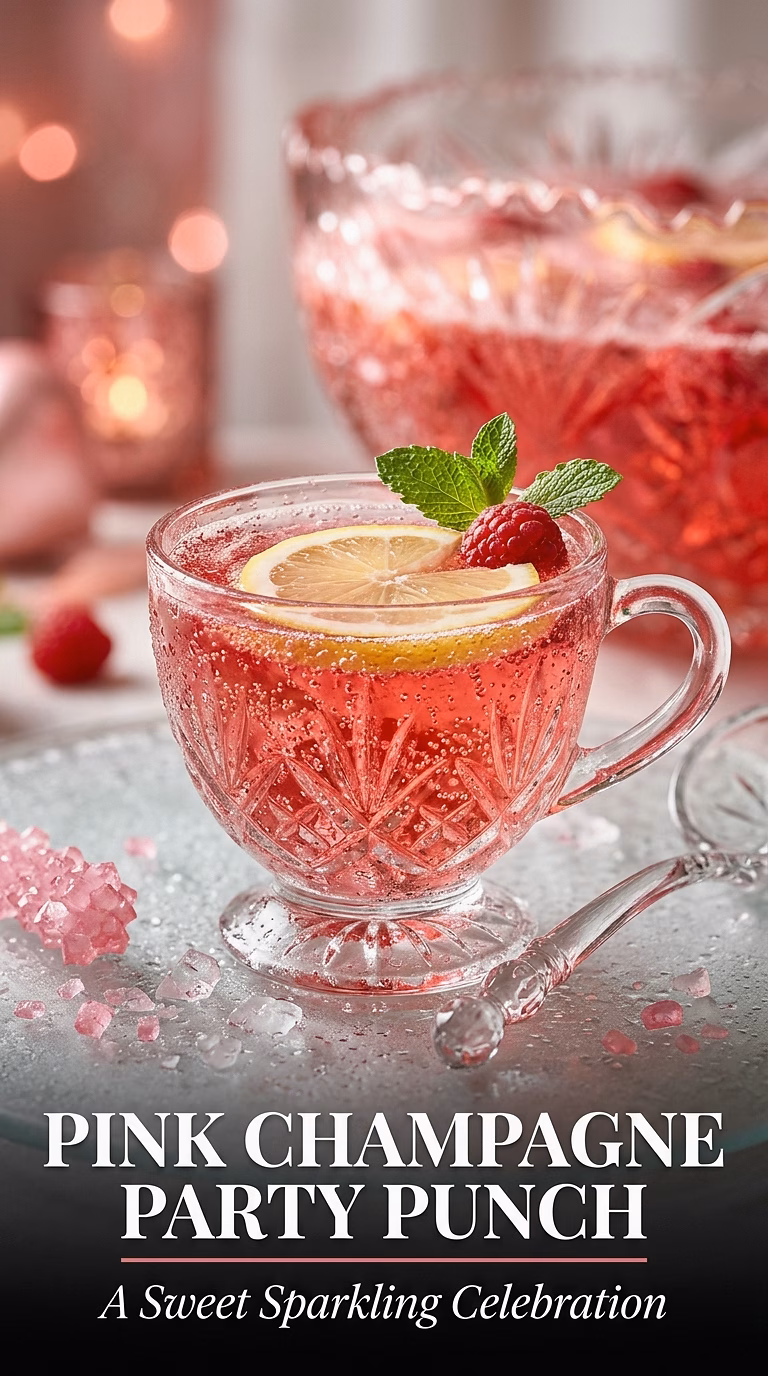 Pink Champagne Party Punch