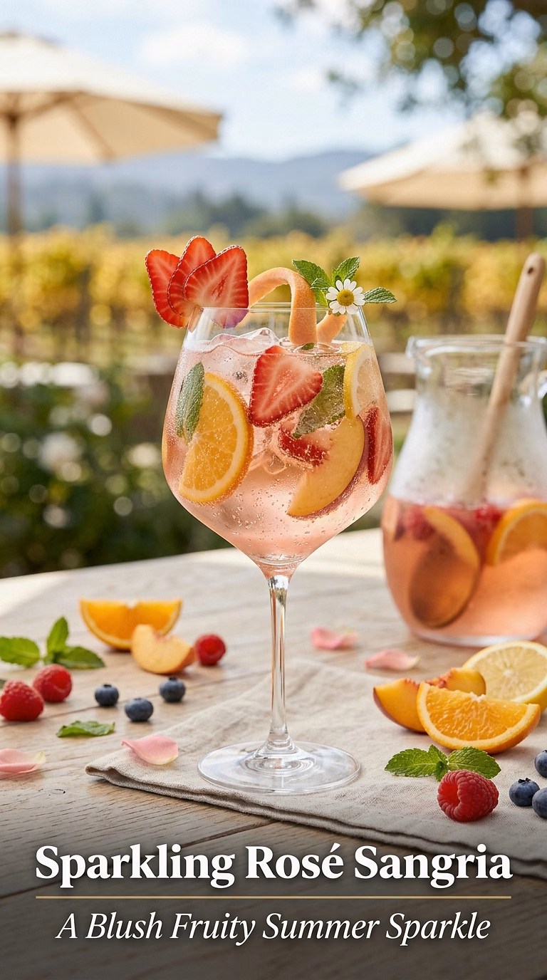 Sparkling Rosé Sangria