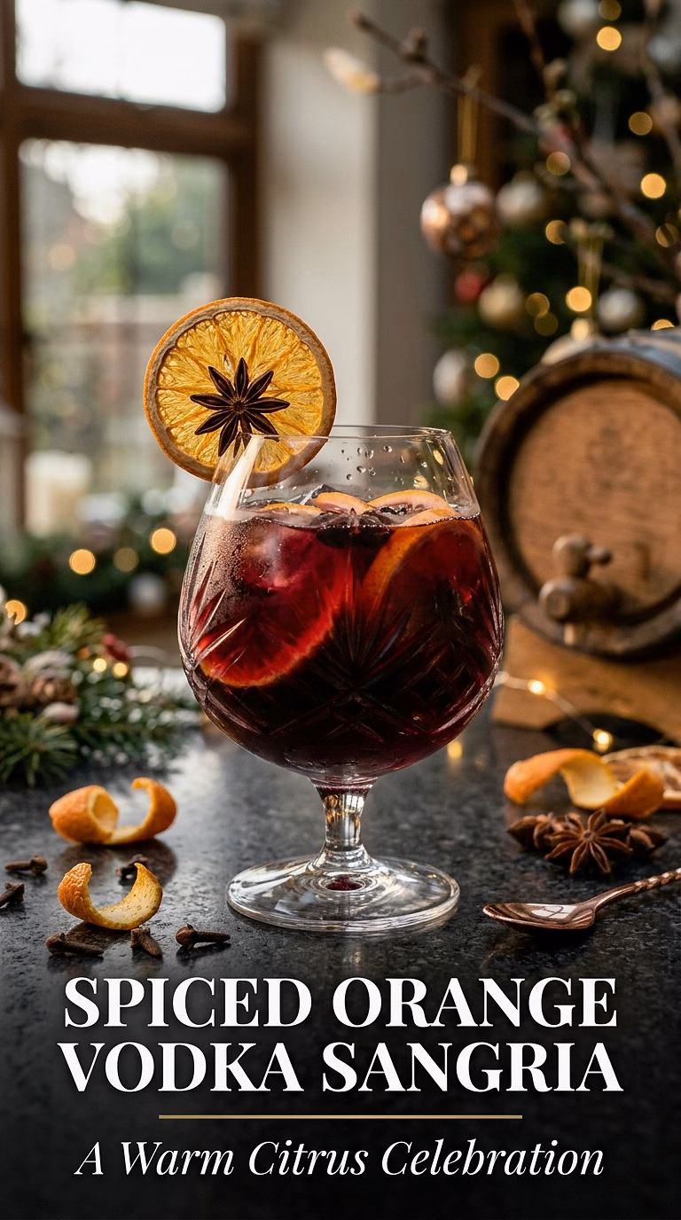Spiced Orange Vodka Sangria