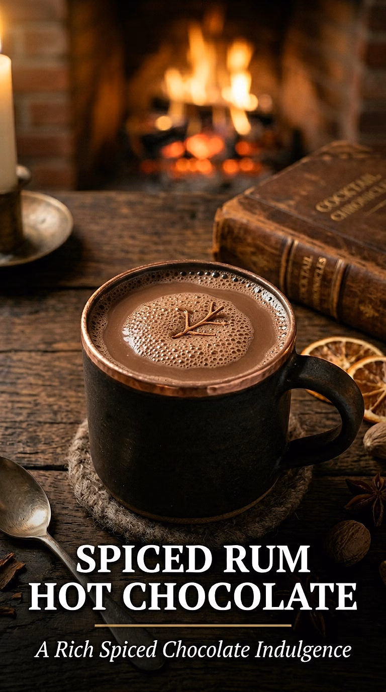Spiced Rum Hot Chocolate