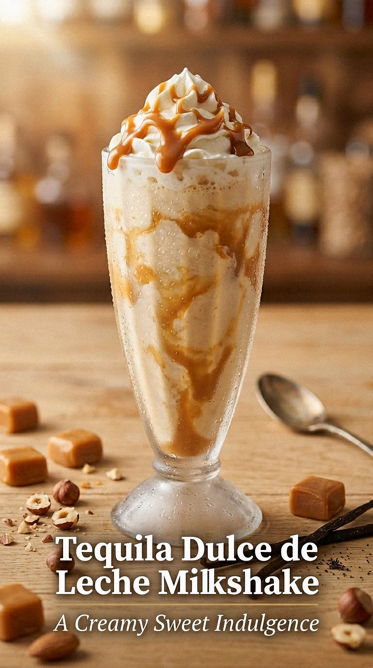 Tequila Dulce de Leche Milkshake