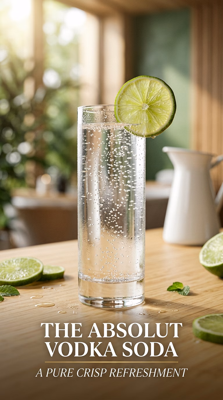 The Absolut Vodka Soda