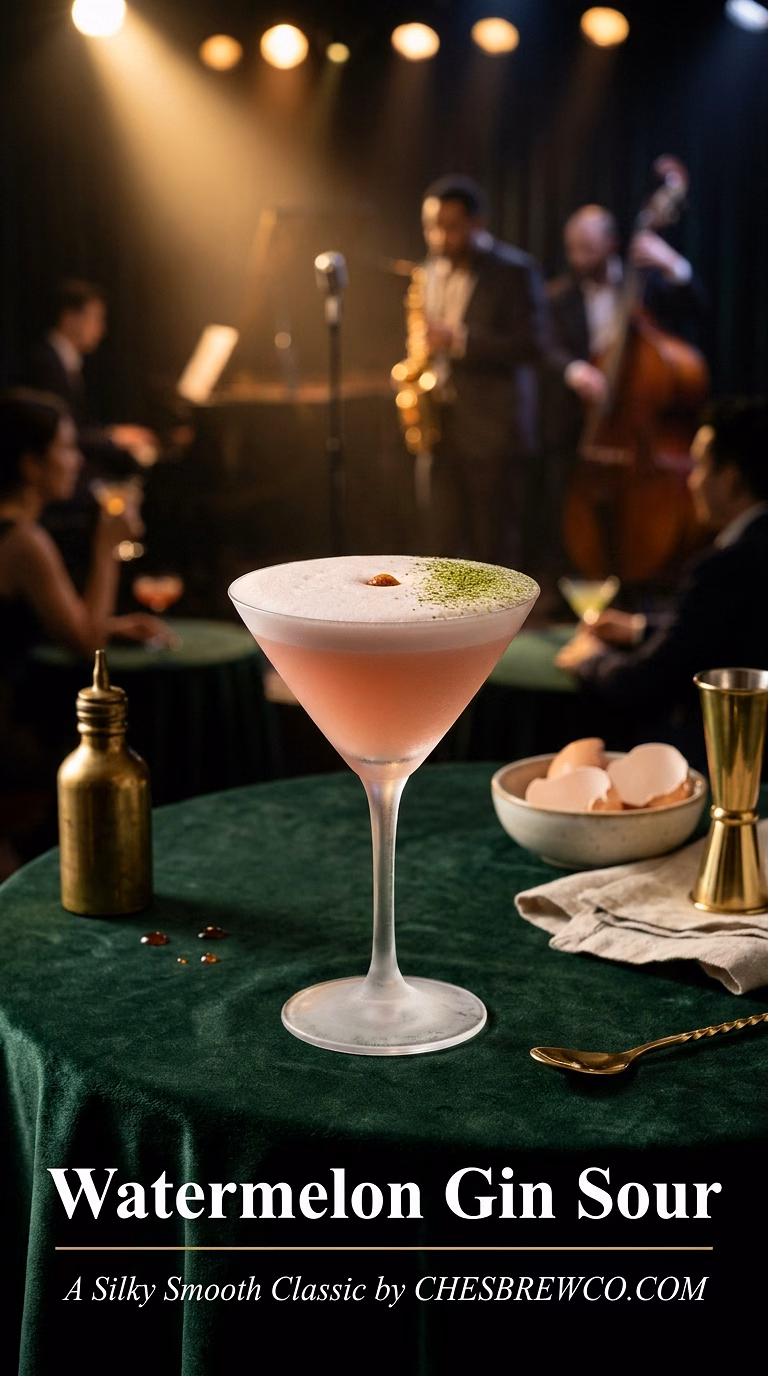 Watermelon Gin Sour