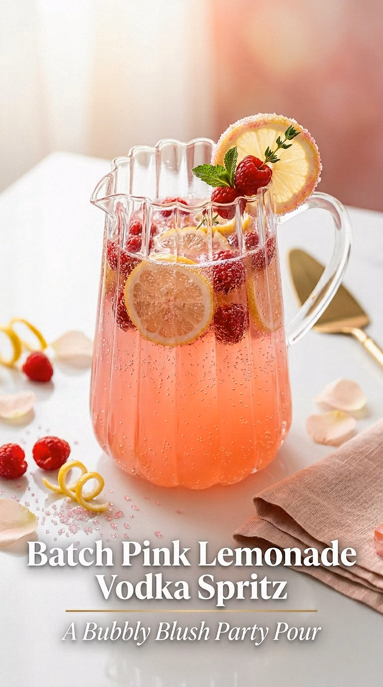 Batch Pink Lemonade Vodka Spritz