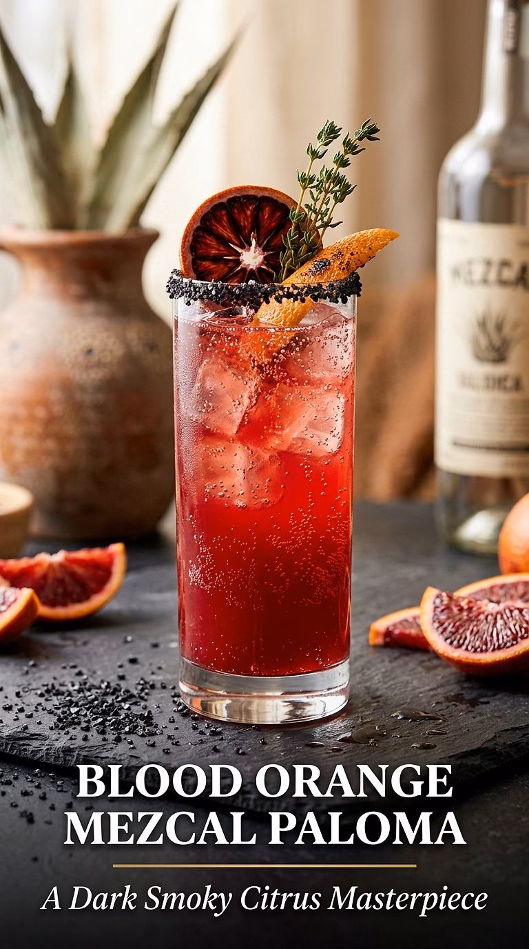 Blood Orange Mezcal Paloma