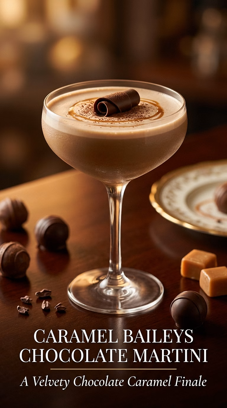 Caramel Baileys Chocolate Martini