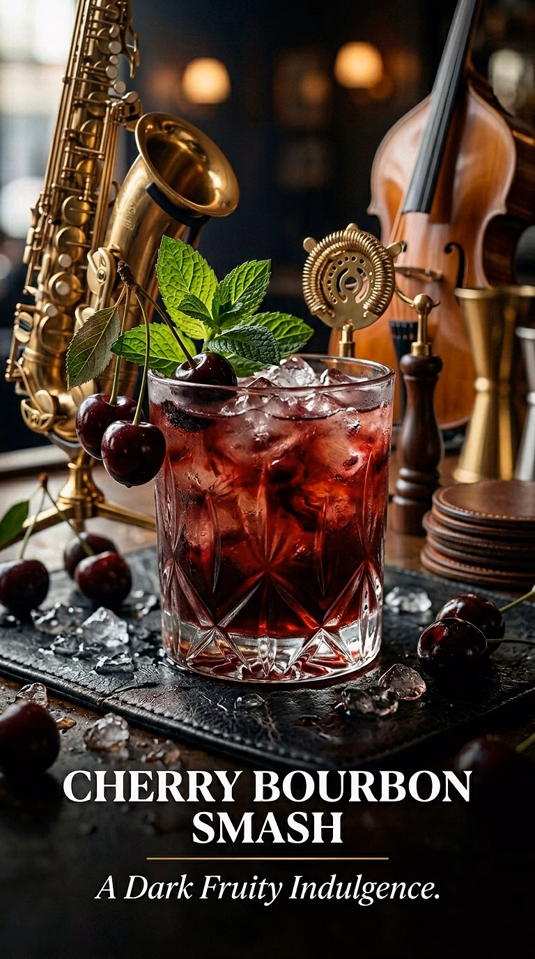Cherry Bourbon Smash