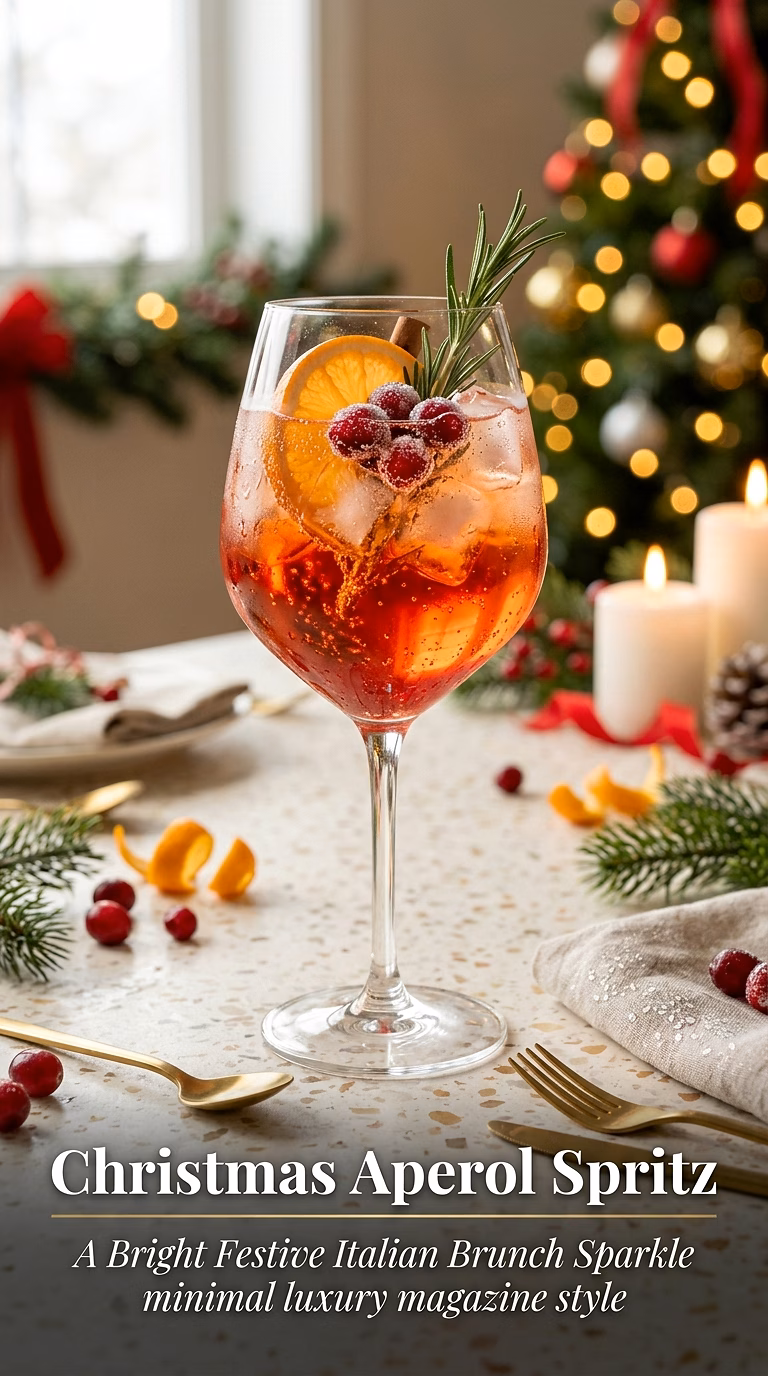 Christmas Aperol Spritz