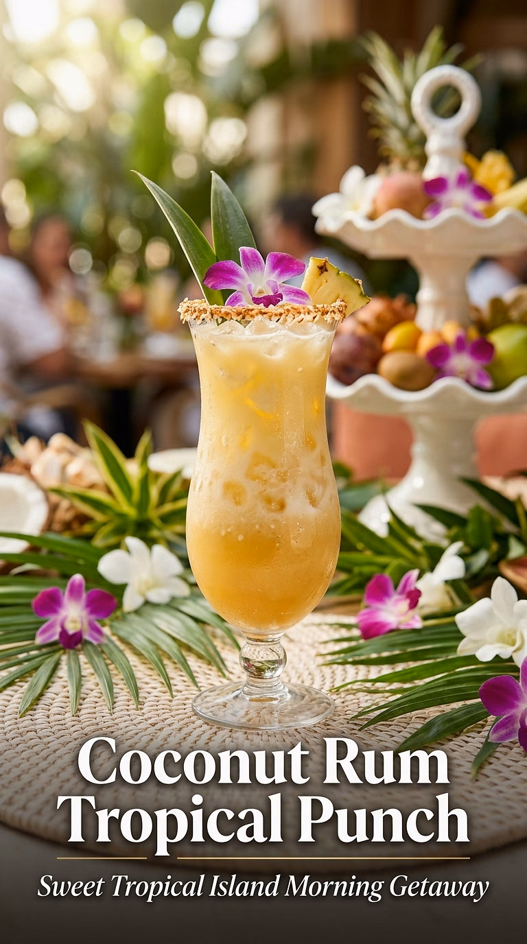 Coconut Rum Tropical Punch