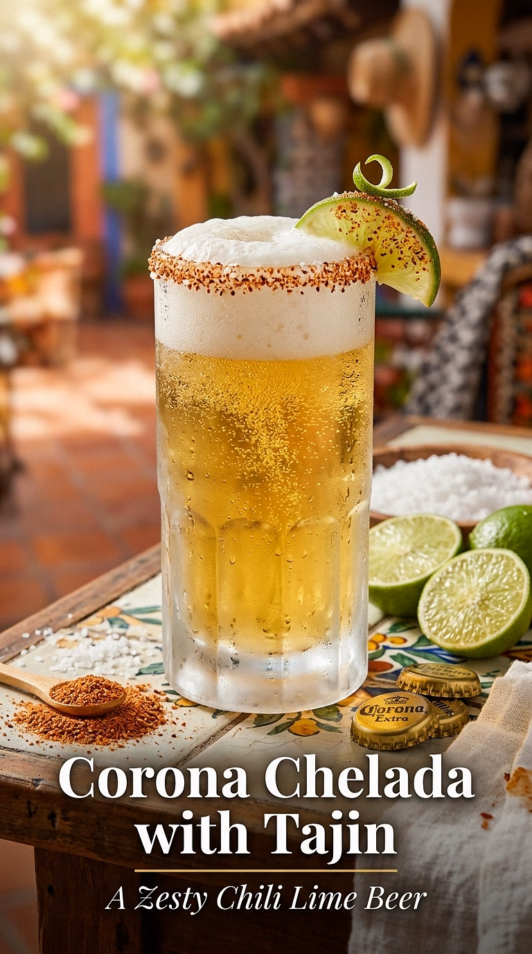 Corona Chelada with Tajin