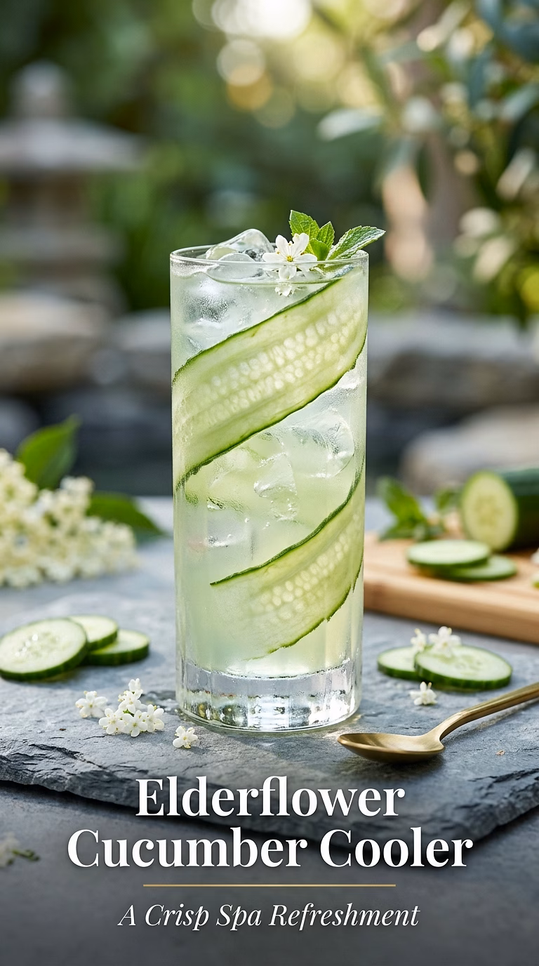 Elderflower Cucumber Cooler