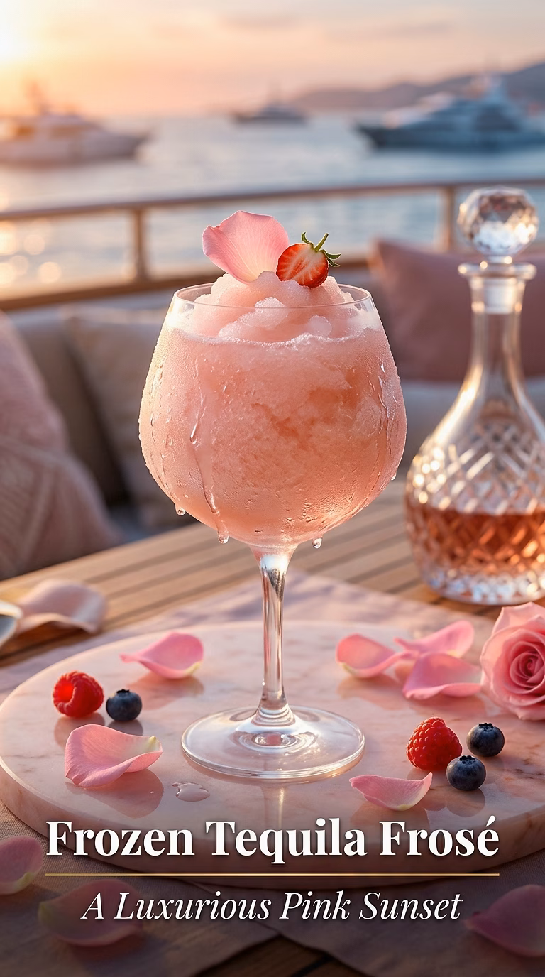 Frozen Tequila Frosé