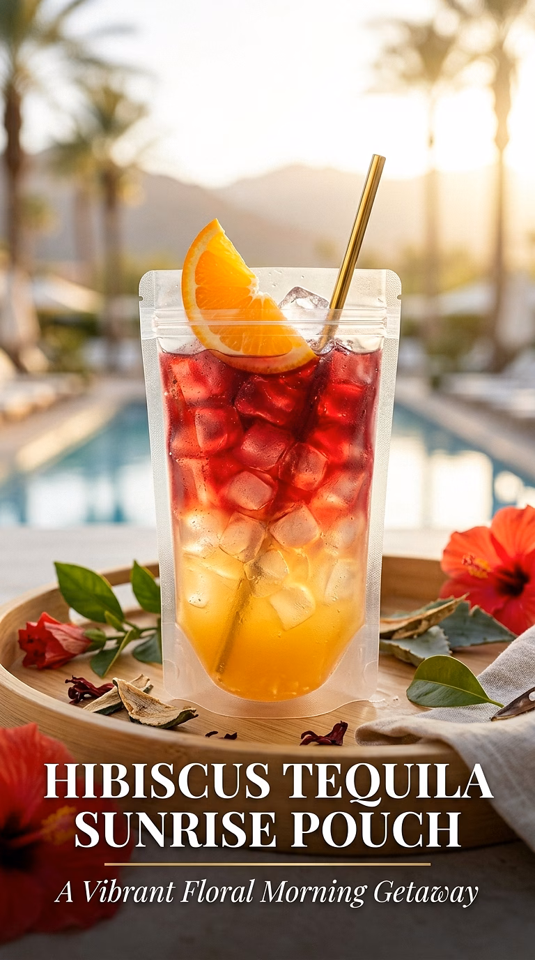 Hibiscus Tequila Sunrise Pouch