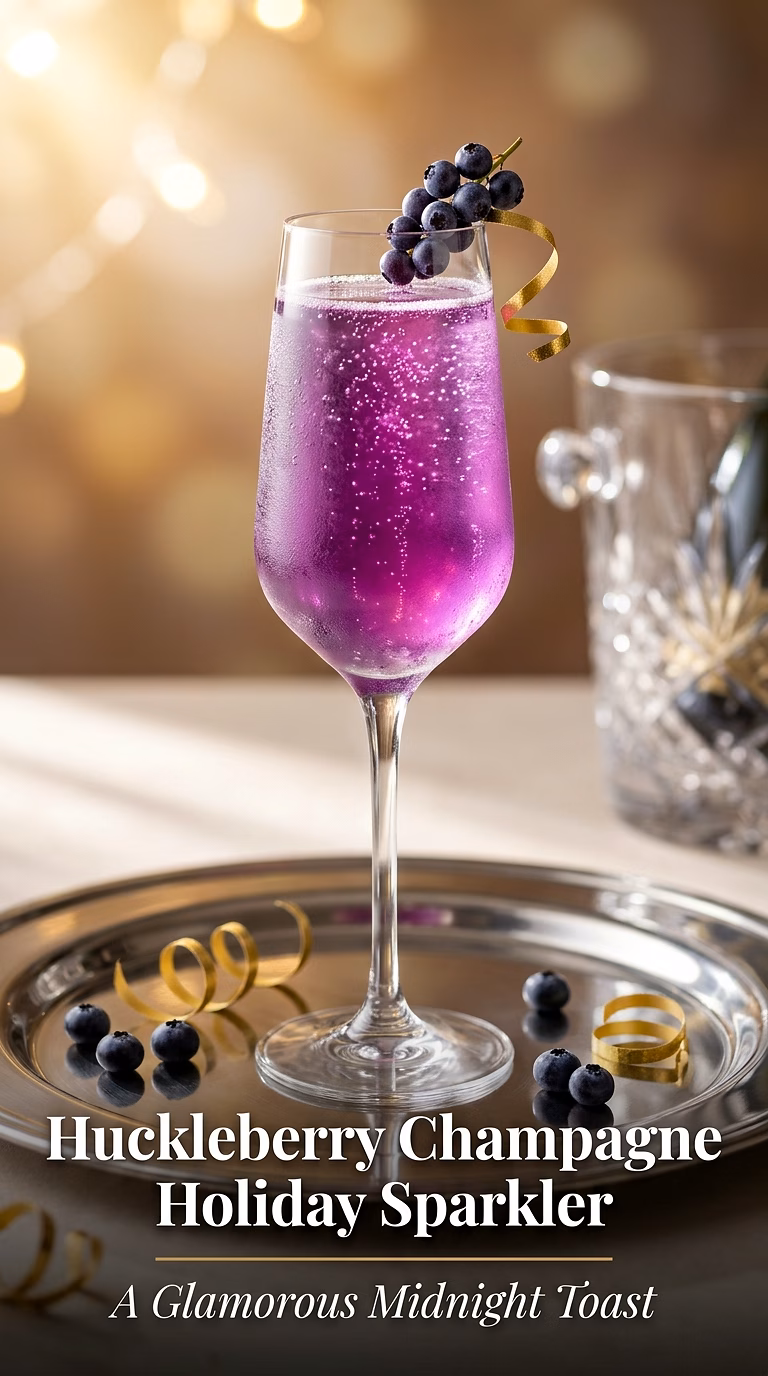 Huckleberry Champagne Holiday Sparkler