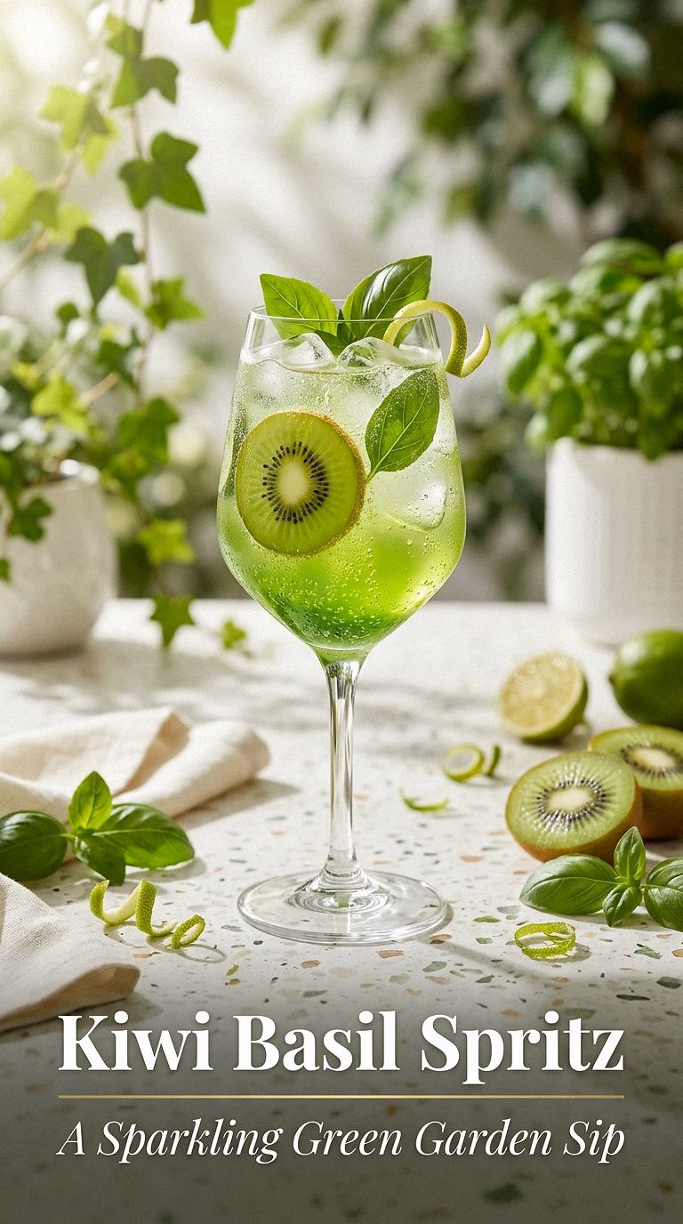 Kiwi Basil Spritz